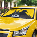 Totoro Ghibli Studio Hide Yellow Car Auto Sunshades