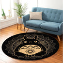 Totoro Ghibli Studio Mandala Round Rug