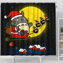 Totoro Noel Star Night Shower Curtain