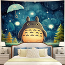 Totoro Starry Night Tapestry
