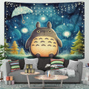 Totoro Starry Night Tapestry