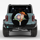 Toy Story Buzz Lightyear Woody Unzipped Jeep Car Spare Tire Cover