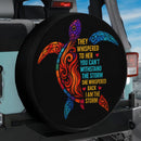 Turtle I Am The Storm Car Spare Tire Cover