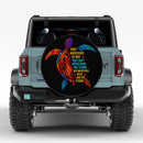 Turtle I Am The Storm Car Spare Tire Cover