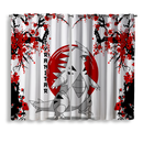 Tyranitar Pokemon Japan Style Window Curtain