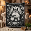 Cute Totoro Studio Woven Throw Blanket