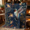 Hummingbird Lovers Bird Woven Throw Blanket