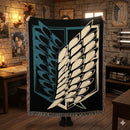 Attack On Titan Woven Throw Blanket