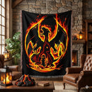 Charizard Evolutions Woven Throw Blanket