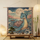 Lapras Pokemon Japan Style Woven Throw Blanket