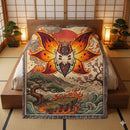 Volcarona Pokemon Japan Style Woven Throw Blanket