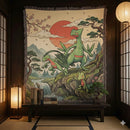 Treecko Grovyle Sceptile Pokemon Japan Style Woven Throw Blanket
