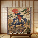 Garchomp Japan Style Pokemon Woven Throw Blanket