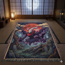 Darkrai Pokemon Japan Style Woven Throw Blanket