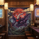 Darkrai Pokemon Japan Style Woven Throw Blanket