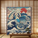 Lugia Pokemon Japan Style Woven Throw Blanket
