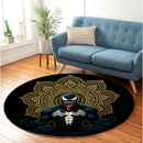 Venom Yoga Meditation Round Rug
