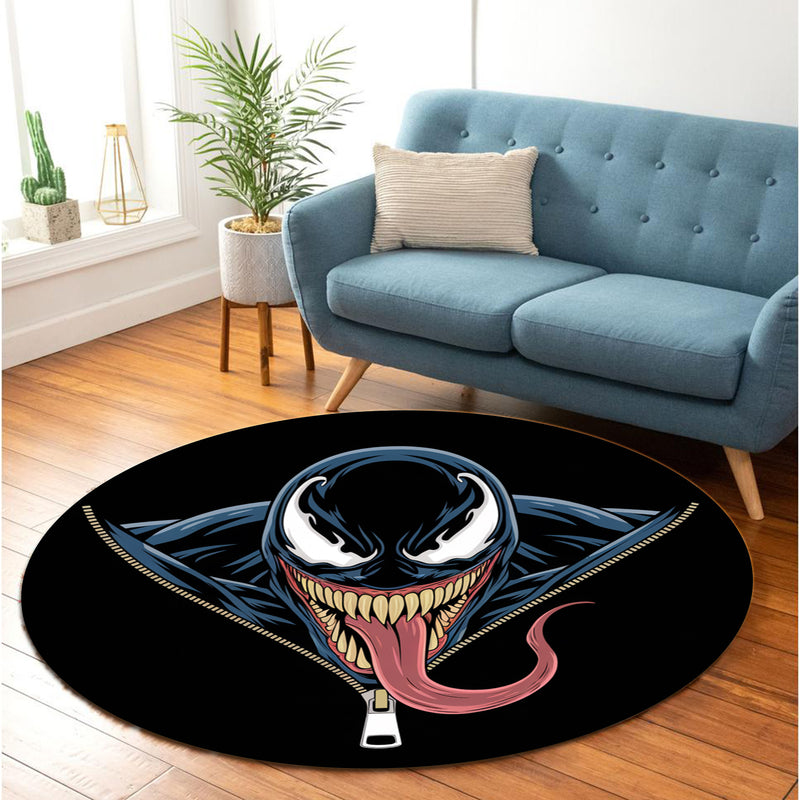 Venom Zipper Stained Carpet Rug Bedroom Living Room Home Decor