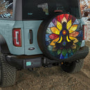 Stained Glass Yoga Chakra Meditation Jeep Car Spare Tire Cover