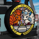 Vulpix And Alolan Vulpix Japan Anime Pokemon Jeep Car Spare Tire Cover