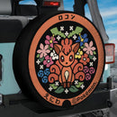 Vulpix Pokemon Japan Anime Jeep Car Spare Tire Cover
