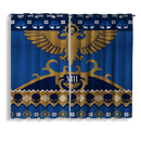 Warhammer 40k Blue Christmas Window Curtain
