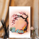 Water Pokemon Team Japan Cherry Blossom- Living Room - Canvas Wall Art - Print - Wall Decor