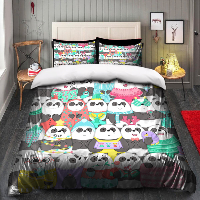 We Bare Bear Bedding Set Duvet Cover And 2 Pillowcases Nearkii