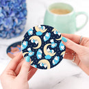 Winnie The Pood Moon Ceramic Decor Coaster - Gift Idea