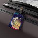 Winnie The Pooh Love You To The Moon Galaxy Luggage Tag