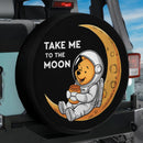 Astronaut Winnie The Pooh Take Me To The Moon Jeep Car Spare Tire Cover