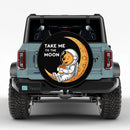 Astronaut Winnie The Pooh Take Me To The Moon Jeep Car Spare Tire Cover