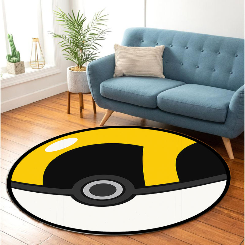 Ultra Pokemon Ball Round Rug