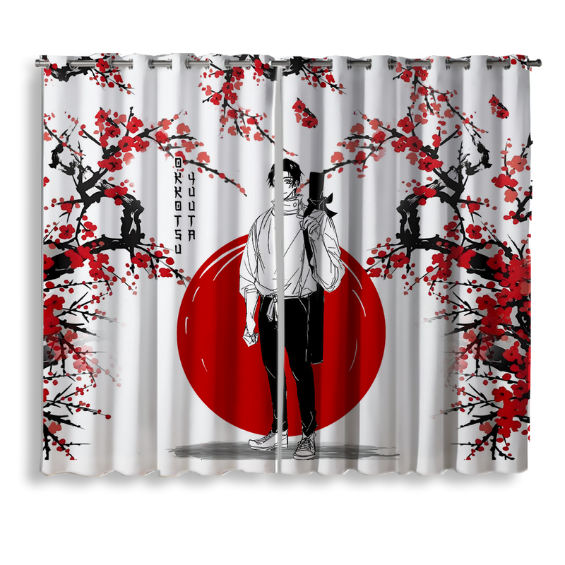 Yuta Jujutsu Kaisen Anime Japan Style Window Curtain