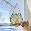 Zenitsu Demon Slayer Round Stained Glass Suncatcher