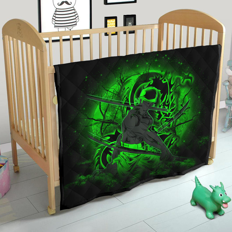 Zoro One Piece Moonlight Quilt Blanket Nearkii