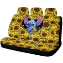 Stitch Cute Sunflower Zipper Car Back Seat Covers Decor Protectors Nearkii