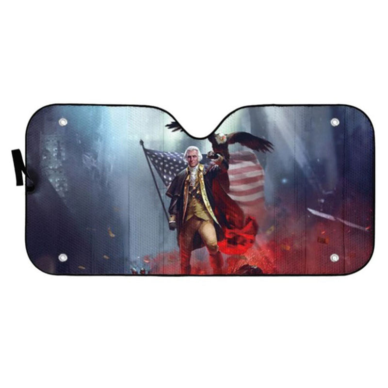 George WARshington Custom Car Auto Sun Shades Windshield Accessories Decor Gift Nearkii