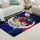 Chibi Deadpool Unicorn Toy Love You To The Moon Galaxy Carpet Rug Home Room Decor Nearkii