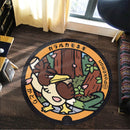 Tea Lute Pokemon Round Carpet Rug Bedroom Livingroom Home Decor Nearkii