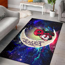 Chibi Deadpool Unicorn Toy Love You To The Moon Galaxy Carpet Rug Home Room Decor Nearkii