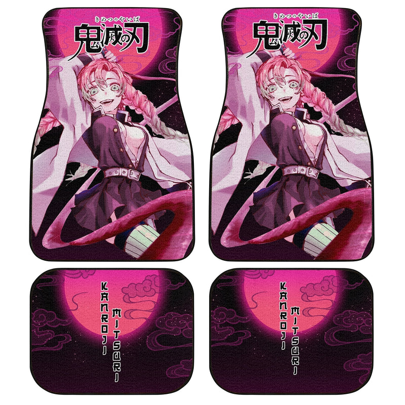 Demon Slayers Anime Car Floor Mats Mitsuri Kanroji Kimetsu no Yaiba Car Accessories Nearkii