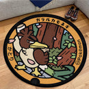 Tea Lute Pokemon Round Carpet Rug Bedroom Livingroom Home Decor Nearkii
