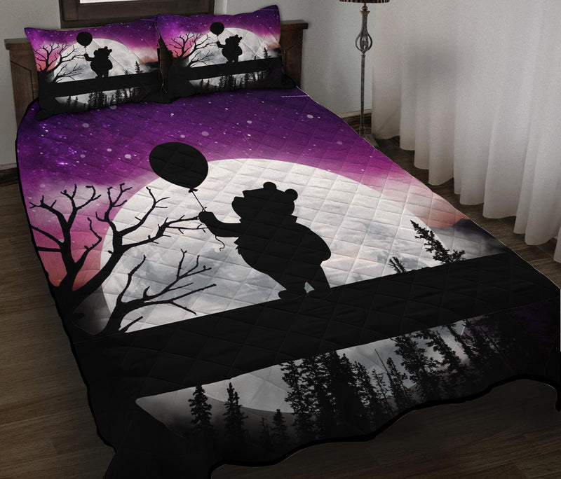 Winnie The Pooh Moon Night Quilt Bed Sets Nearkii