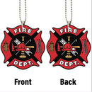Firefighter Symbol Car Ornament Custom Car Accessories Decorations Nearkii