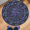 Pokemon Corveknight Round Carpet Rug Bedroom Livingroom Home Decor