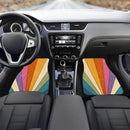 Retro Stripes Hippie Car Floor Mats Car Accessories Nearkii