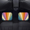 Retro Stripes Hippie Car Floor Mats Car Accessories Nearkii