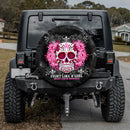 Fight Like A Girl Skull Art Jeep Car Spare Tire Cover Gift For Campers Nearkii