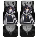 Demon Slayers Anime Car Floor Mats Obanai Iguro Kimetsu no Yaiba Car Accessories Nearkii